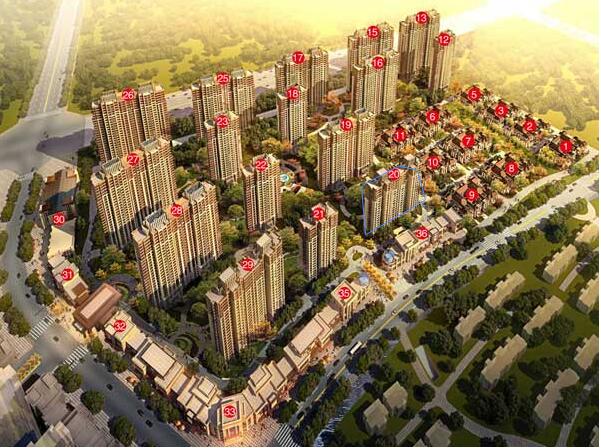 各大房企抢地,花果山淘金