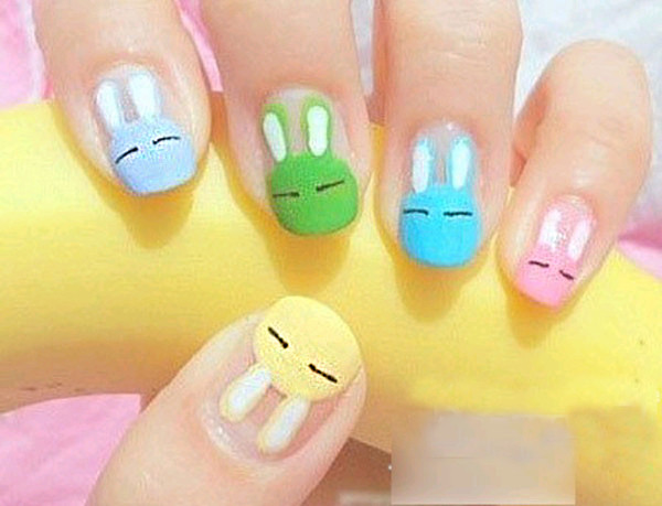 萌萌,站起来?萌萌只属于兔兔美甲的,有证据呢