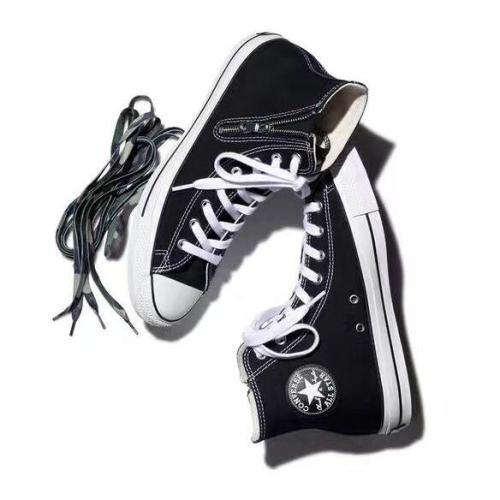 匡威帆布鞋川久保玲联名款,ro联名匡威高帮帆布鞋