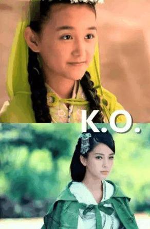 当年演赵丽颖童年的四位童星,演员赵丽颖杨幂