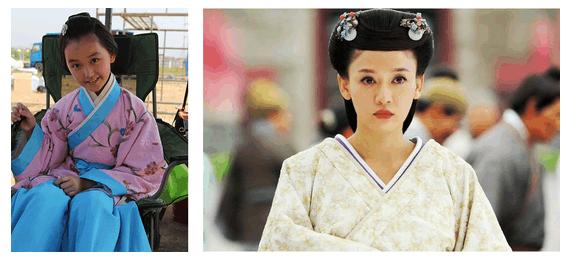 当年演赵丽颖童年的四位童星,演员赵丽颖杨幂