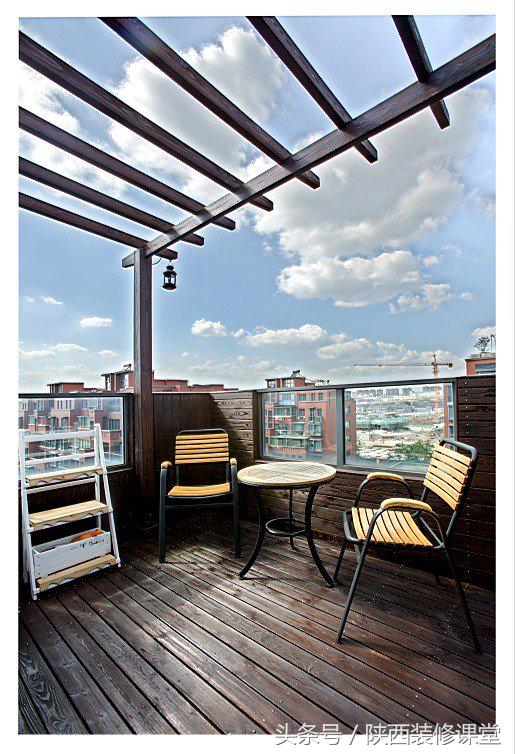 原木风一梯一户,一户一房一厅装修效果图