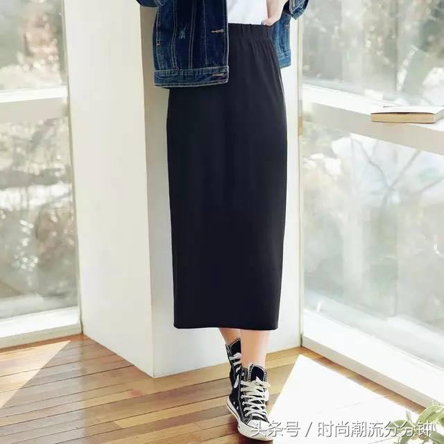 黑色打底裤穿搭女春秋,慵懒穿搭女春秋皮裤