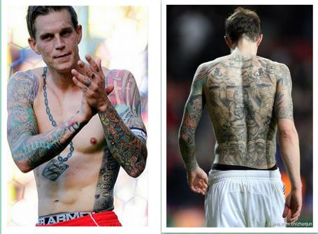 足球明星纹身都有哪些,足球明星的纹身