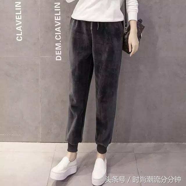 黑色打底裤穿搭女春秋,慵懒穿搭女春秋皮裤