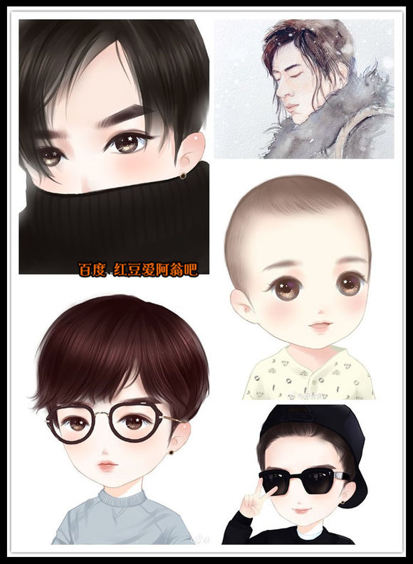 明星Q版形象,真人卡通哪个更萌?