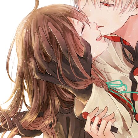 不明显的情侣头像动漫图自取,无水印情侣头像甜蜜双人图文