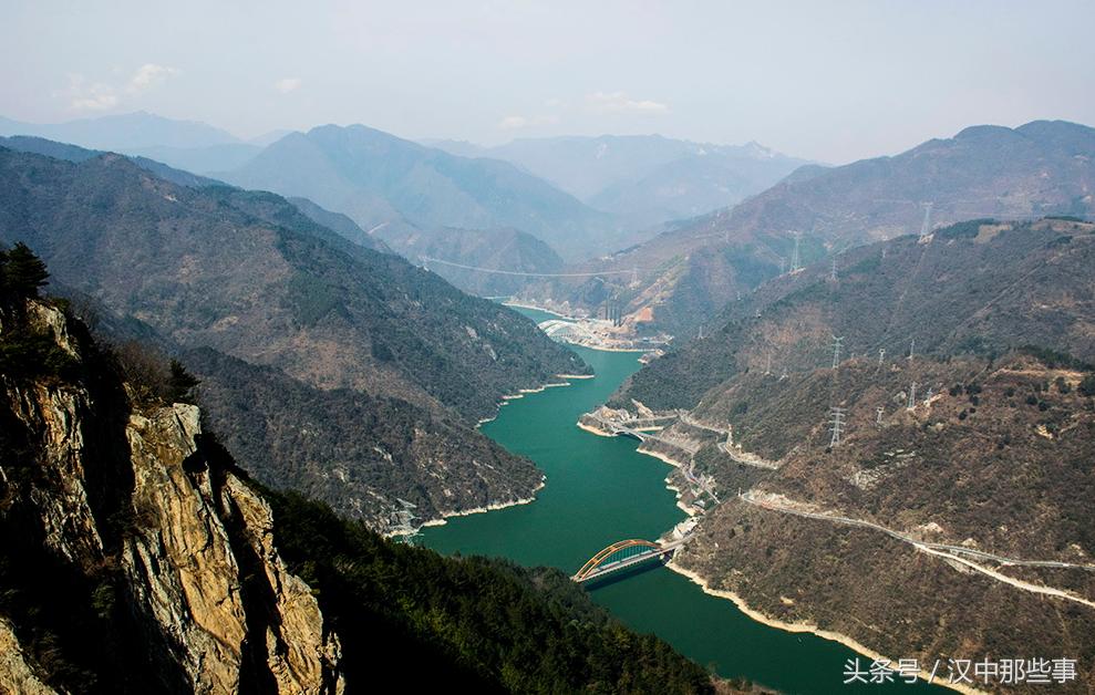 褒河水库风景,陕西汉中褒河水库风景区