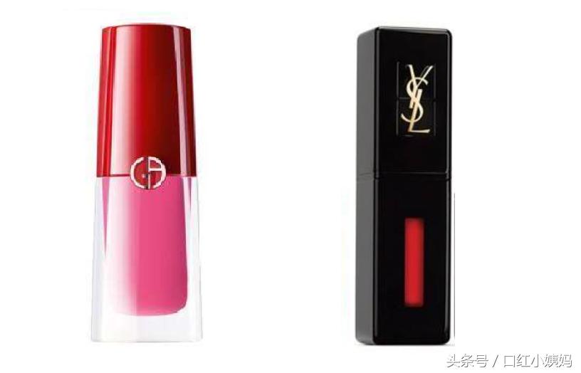 ysl黑管跟nars小粉金,阿玛尼小胖丁唇釉200试色