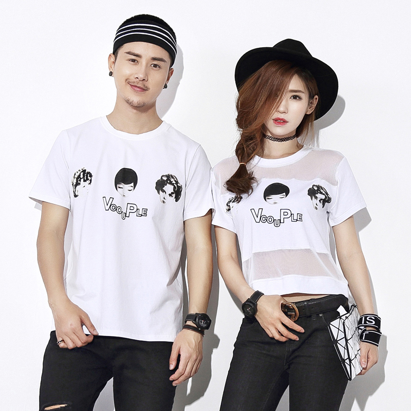 独特的情侣装夏天,浪漫风格情侣装