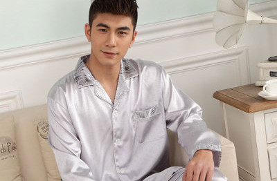 真丝男士睡衣,美标男士真丝睡衣