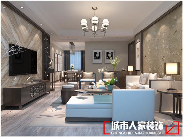 138平极简新中式,138平米新中式多少钱