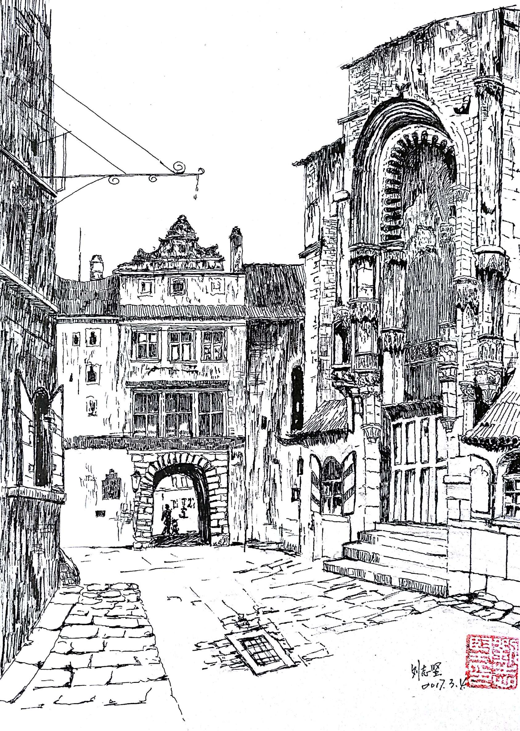 钢笔画特点和工具,钢笔画是一种独特魅力的画种