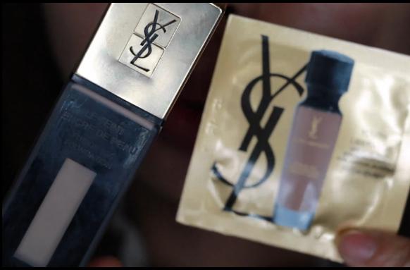 化妆分享粉底液,ysl粉底液羽毛测评