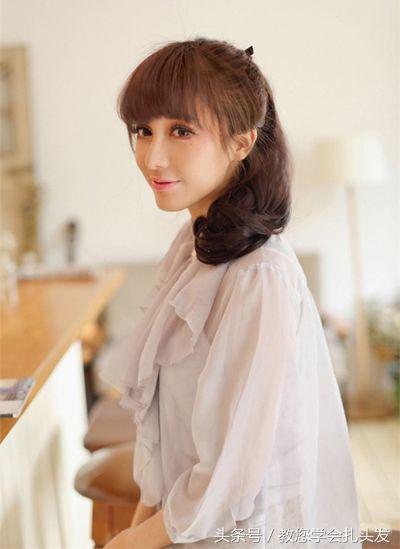 菱形脸短卷发扎法大全简单又好看,菱形脸短发怎么扎头发好看超酷