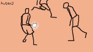 老球迷快来看，球星经典动作GIF火柴人（三）