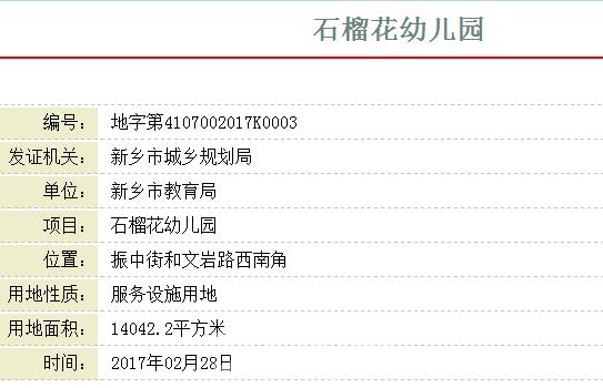 新乡市石榴花幼儿园地址,新乡市石榴园幼儿园