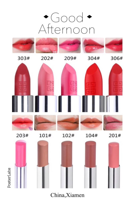 纪梵希唇膏小羊皮100号试色,纪梵希高定唇膏63号试色