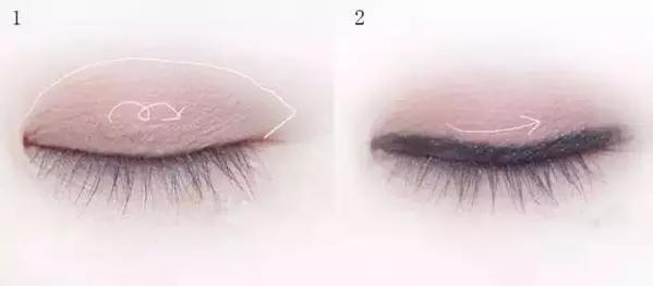 狐狸眼单眼皮怎么贴双眼皮画眼妆,单眼皮女生日常眼妆
