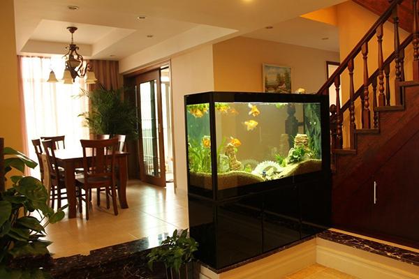 门口鱼缸放石头好不好,门口鱼缸放什么最好