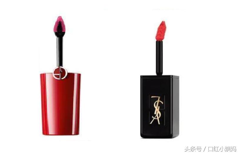 ysl黑管跟nars小粉金,阿玛尼小胖丁唇釉200试色