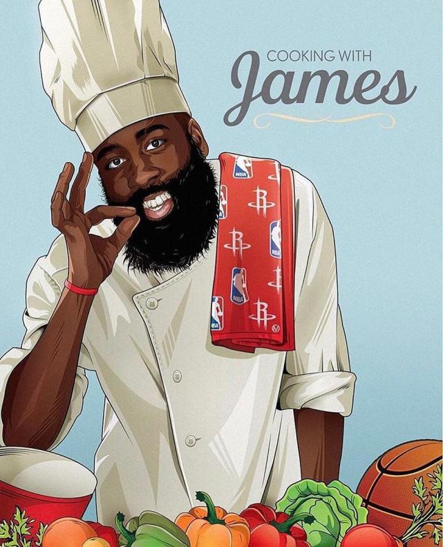 控球后卫詹姆斯哈登,精准传球nba