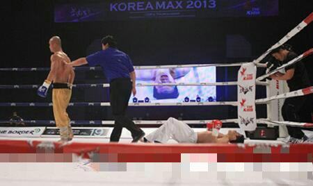 武僧一龙挑战冠军一脚踢飞,武僧一龙一脚ko跆拳道