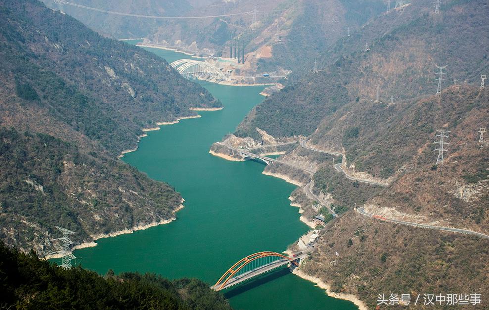 褒河水库风景,陕西汉中褒河水库风景区
