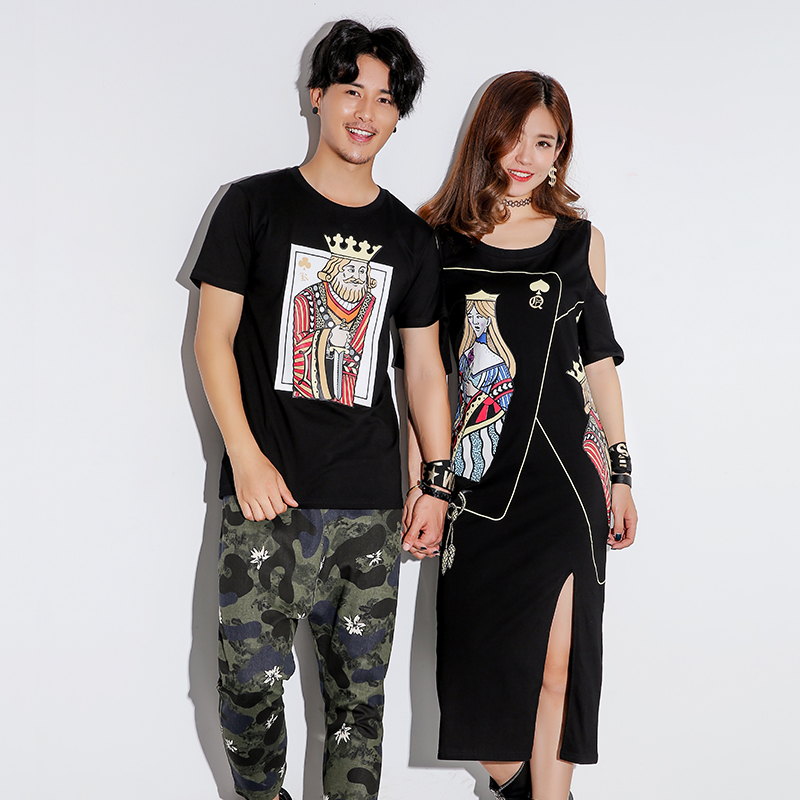 独特的情侣装夏天,浪漫风格情侣装