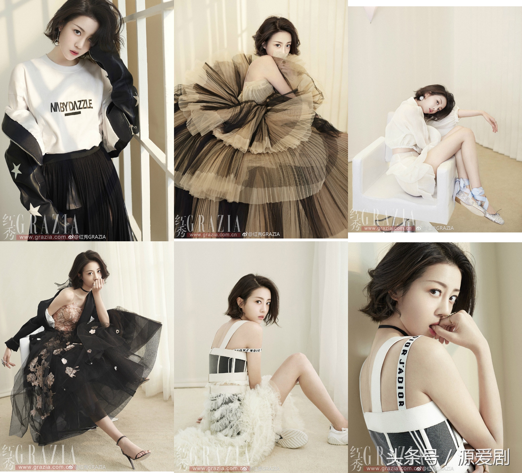 时装周唐嫣一袭红装惊艳全场,时尚穿搭看过来