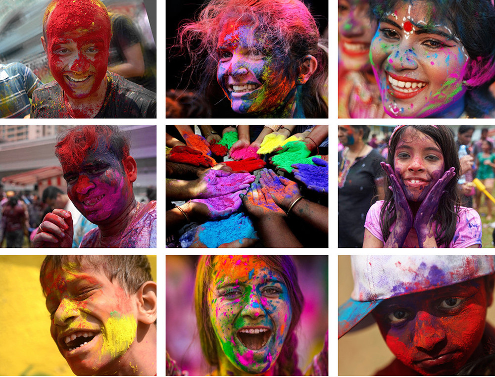 尼泊尔洒红节掠影,尼泊尔洒红节旅游