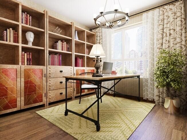 淄博绿城140平米,淄博绿城别墅院子装修