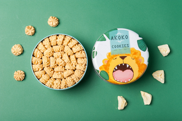 榴莲味儿的曲奇,有榴莲味的榴莲饼