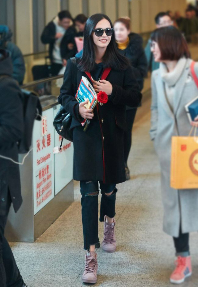 女星机场私服夏季,女星机场私服