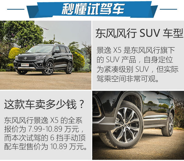 试驾东风景逸x5,14年东风景逸x5自动挡1.6试驾