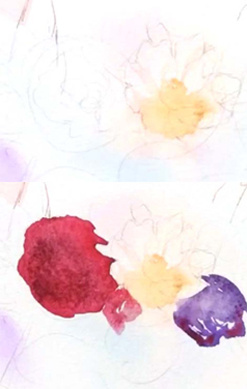 水彩画爱情教程,水彩绘画教程画玫瑰花图片