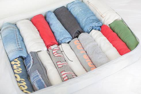 去度假怎么装行李整理省空间,沉浸式收拾行李箱出去旅行