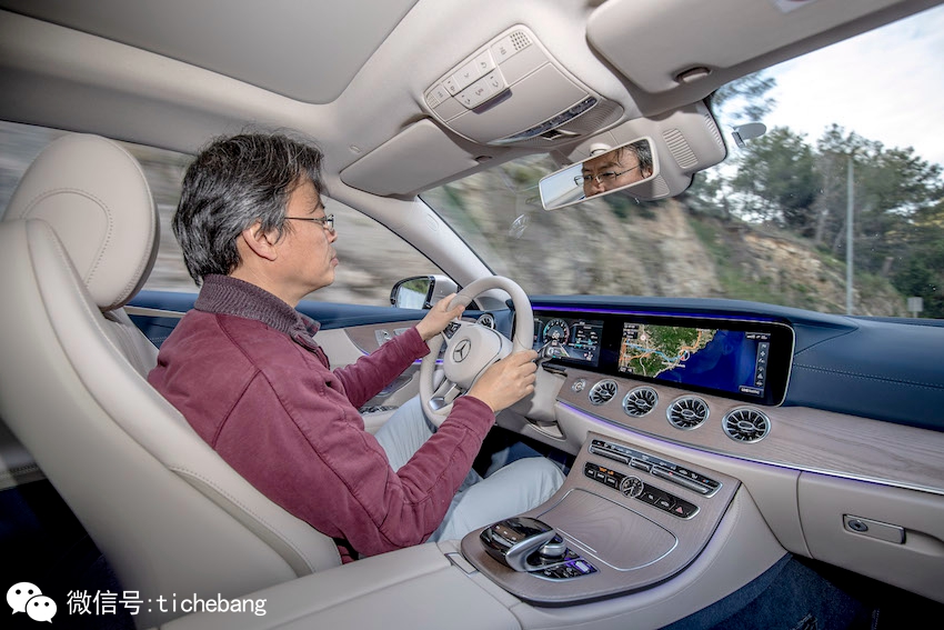 夏东试驾奔驰e,夏东奔驰e