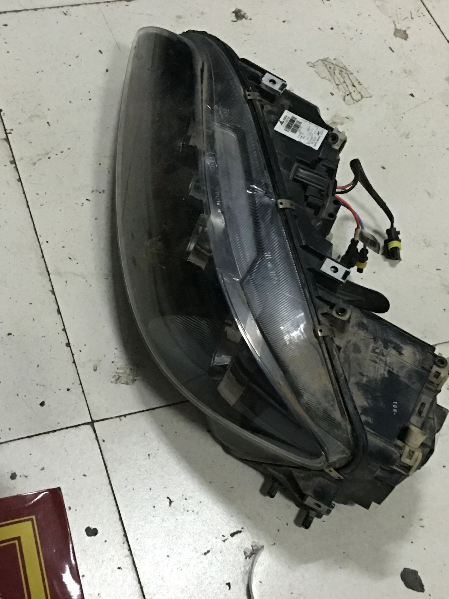 原车蜡烛灯升级海拉6透镜