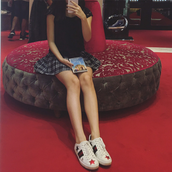 gucci经典小白鞋,gucci小白鞋经典