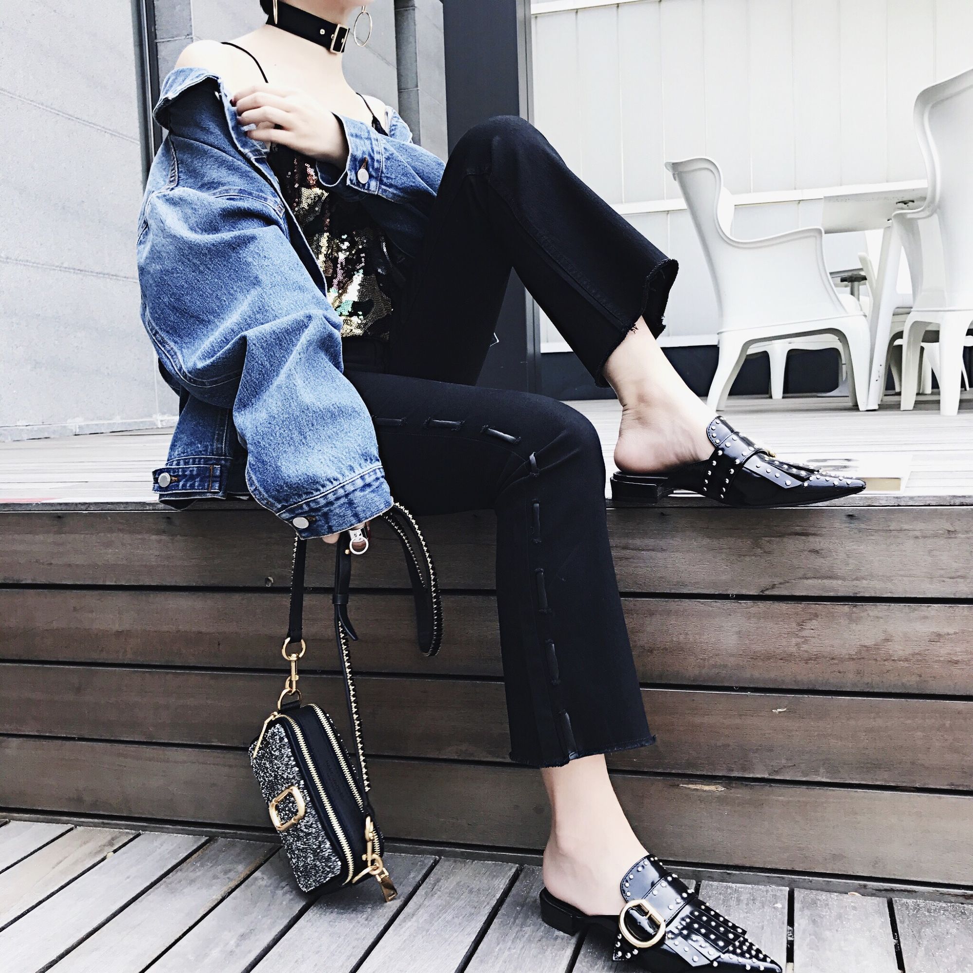 复古怀旧裤穿搭,复古风潮裤