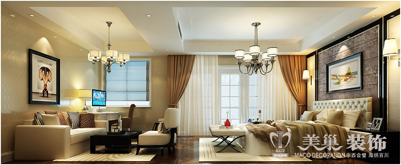 郑州民安北郡顶层复式,民安北郡三室两厅装修