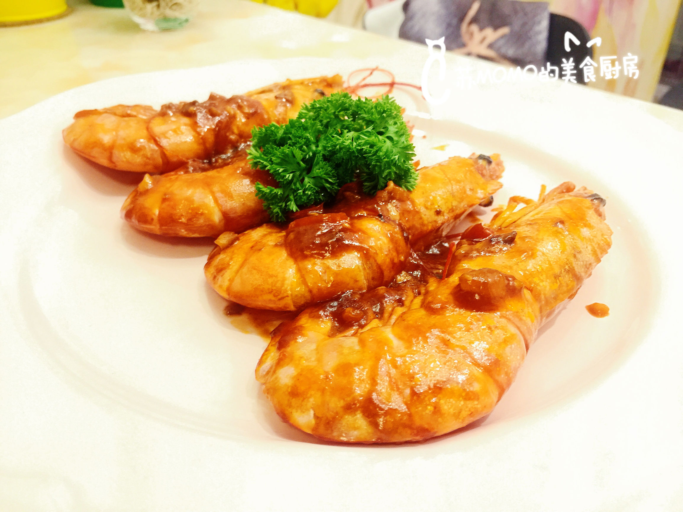 阿根廷去头红虾番茄味,芝士焗阿根廷红虾