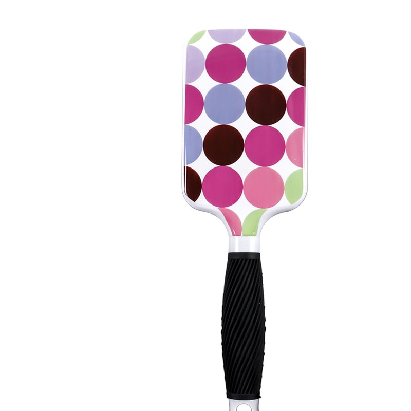 方便打理毛躁头发的梳子,梳子沾满头发