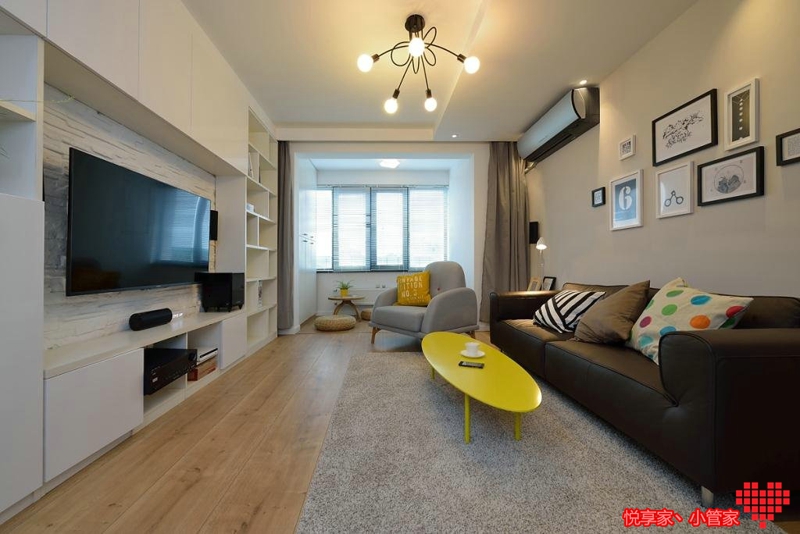 装修风格地中海风格70平米,星河湾意式极简风格装修