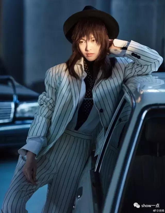 唐嫣米兰时装周优雅时髦,唐嫣真是明星中的时髦精