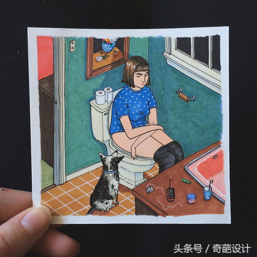 女人一个人的独居生活,女人一个人独自在家的样子