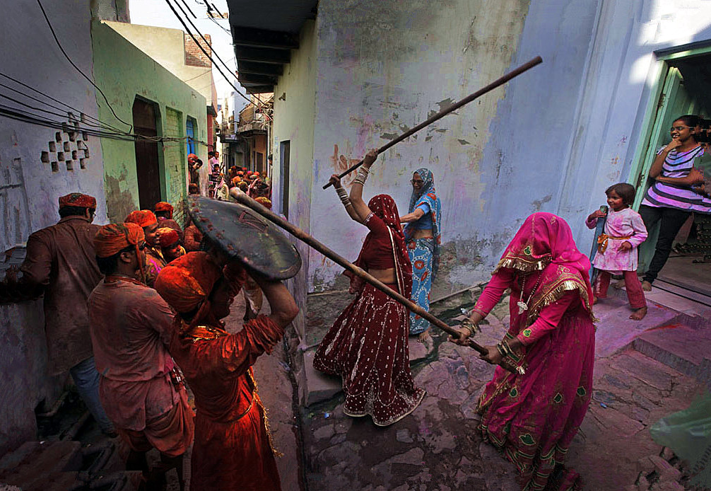 尼泊尔洒红节掠影,尼泊尔洒红节旅游