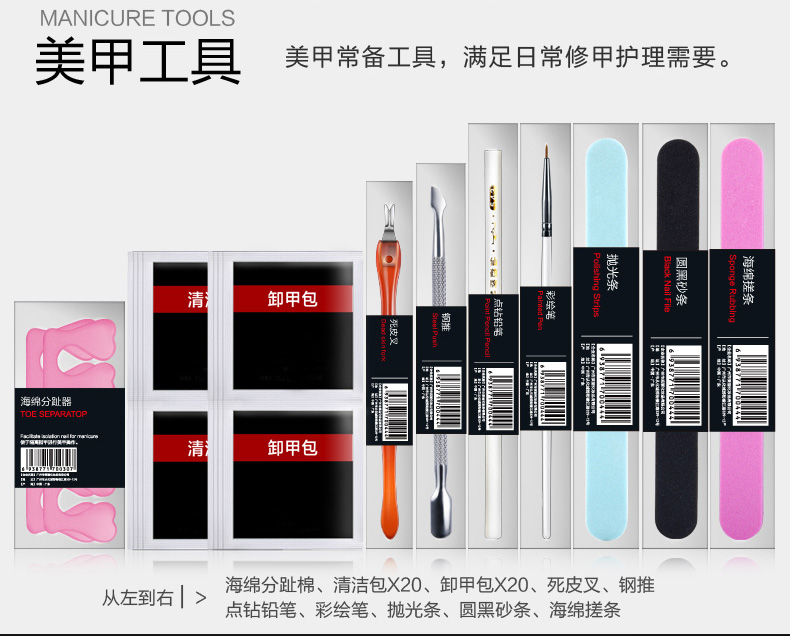 美甲基础教程新手入门美甲工具,美甲教程入门零基础学需要的工具