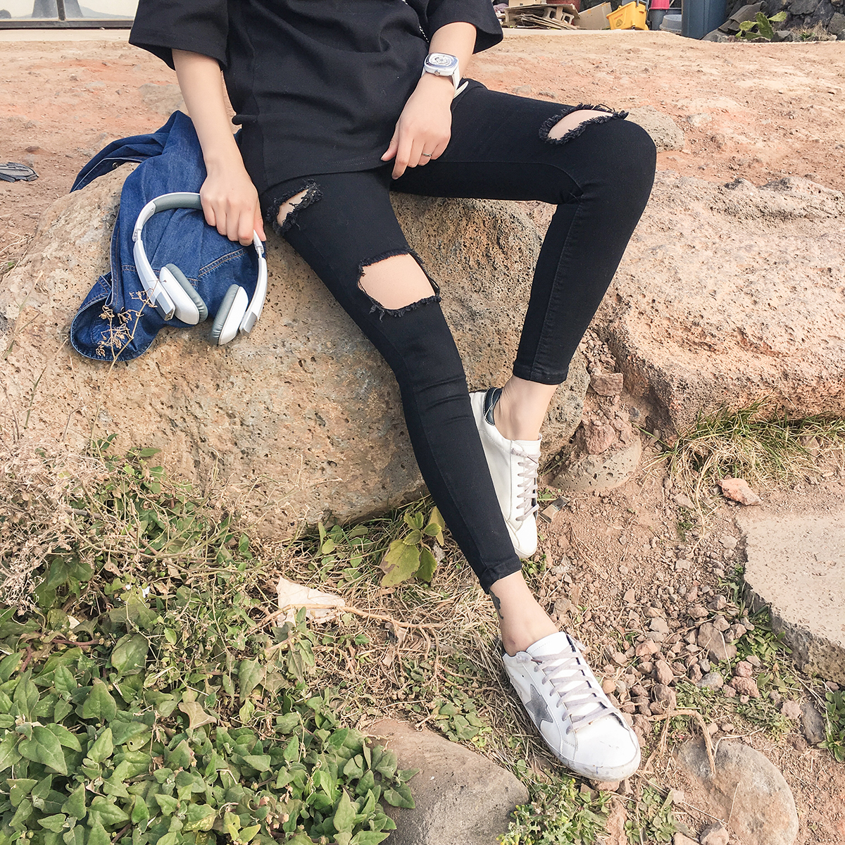 复古怀旧裤穿搭,复古风潮裤